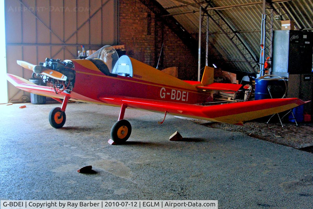 G-BDEI, 1977 Jodel D-9 Bebe C/N PFA 936, Jodel D.9 Bebe [PFA 936] White Waltham~G 12/07/2010