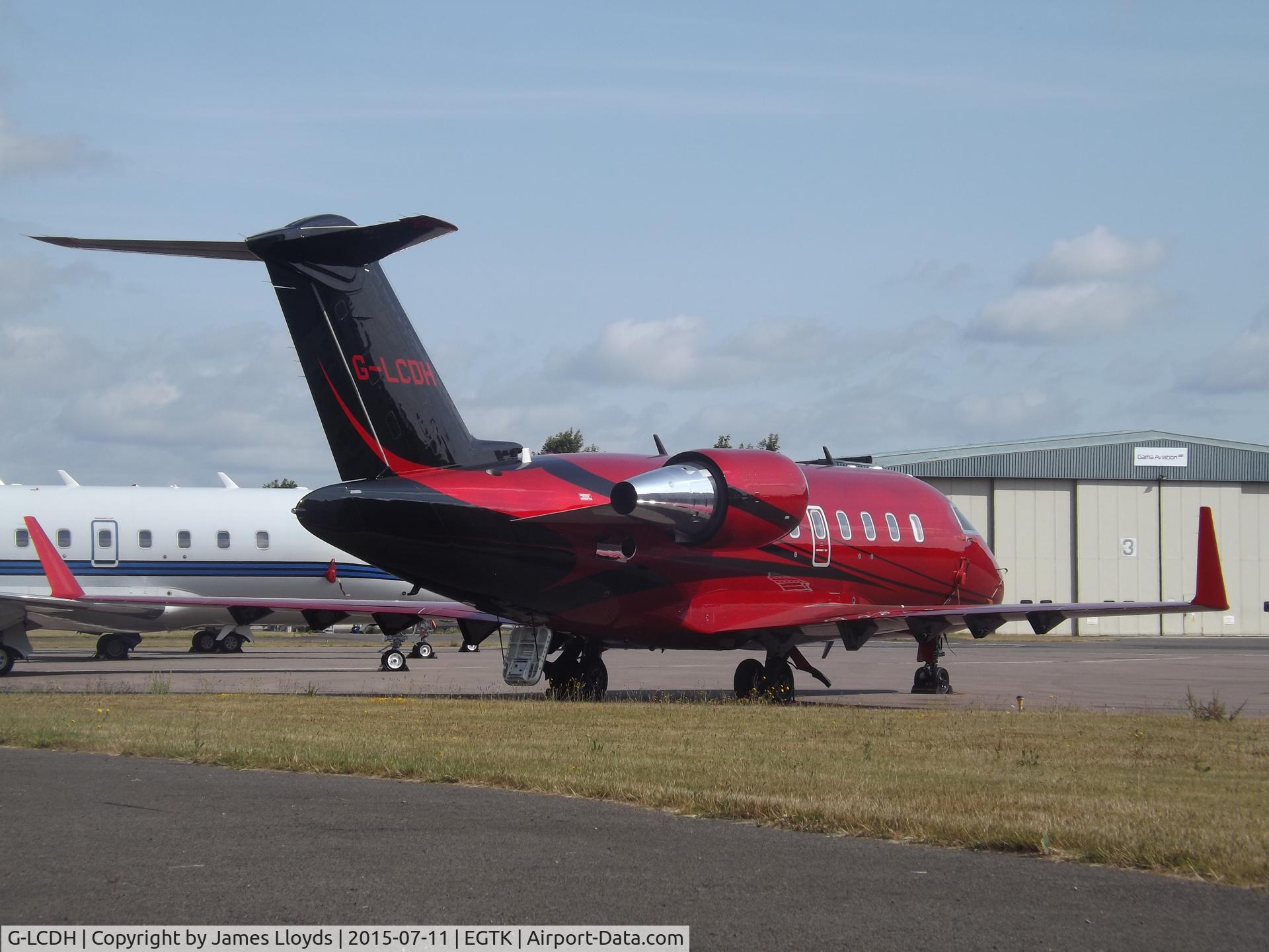 G-LCDH, 2012 Bombardier Challenger 605 (CL-600-2B16) C/N 5904, At Oxford Airport.