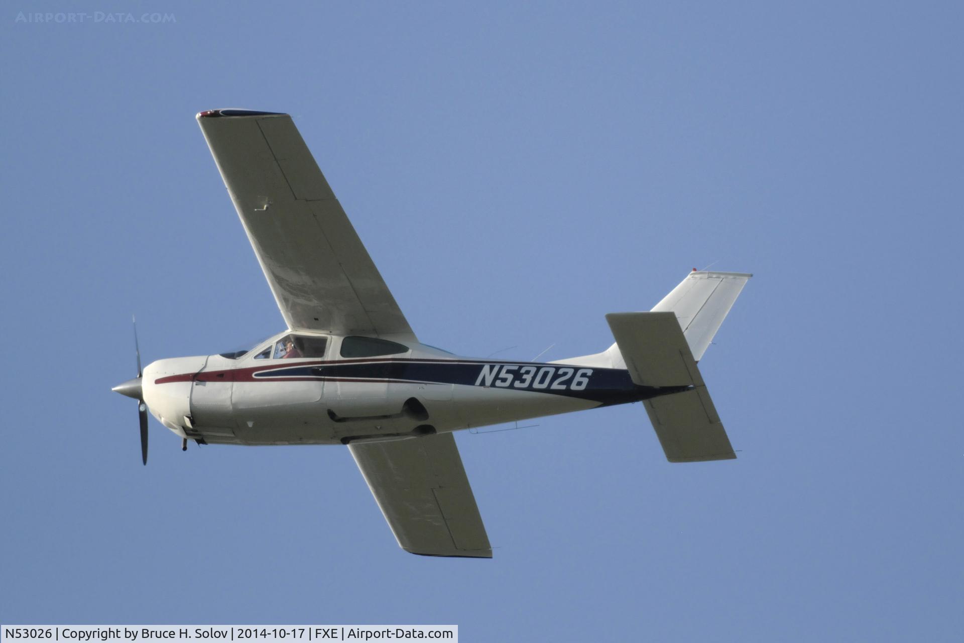N53026, 1978 Cessna 177RG Cardinal C/N 177RG1327, taking off from FXE