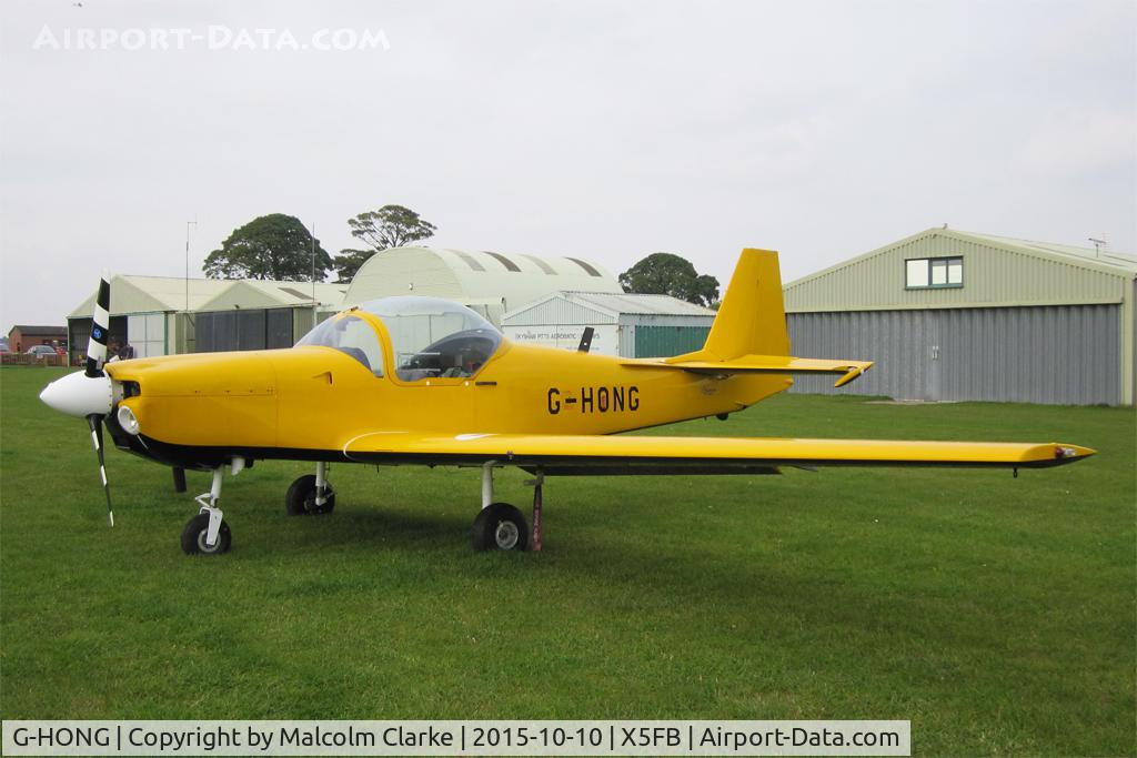 G-HONG, 1988 Slingsby T-67M-200 Firefly C/N 2060, Slingsby T-67M-200 Firefly, Fishburn Airfield, October 10th 2015.
