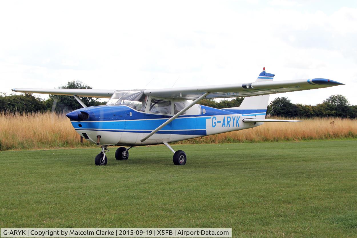 G-ARYK, 1962 Cessna 172C Skyhawk C/N 17249288, Cessna 172C Skyhawk at Fishburn Airfield, September 19th 2015.