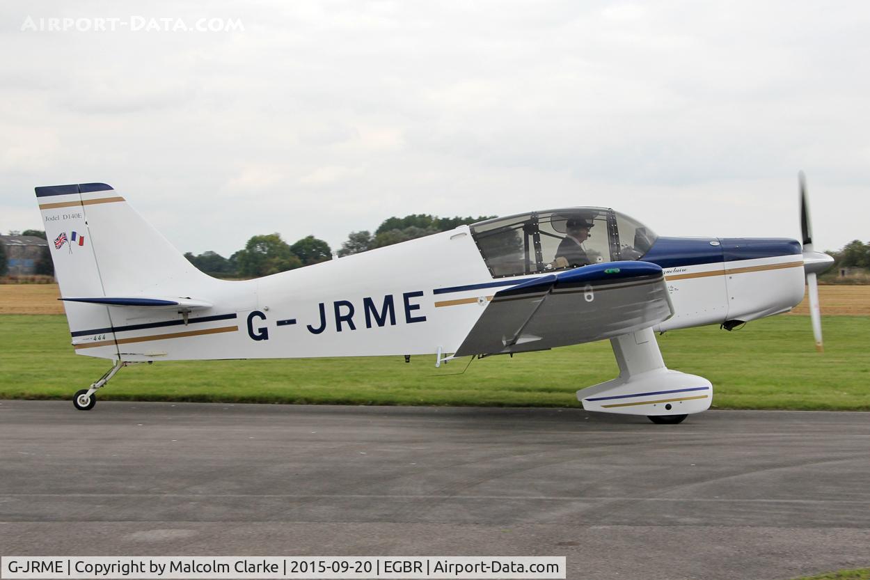 G-JRME, 2009 Jodel D-140E Mousquetaire IV C/N 444/PFA 251-13155, Jodel D-140E Mousquetaire IV at The Real Aeroplane Club's Helicopter Fly-In, Breighton Airfield, September 20th 2015.