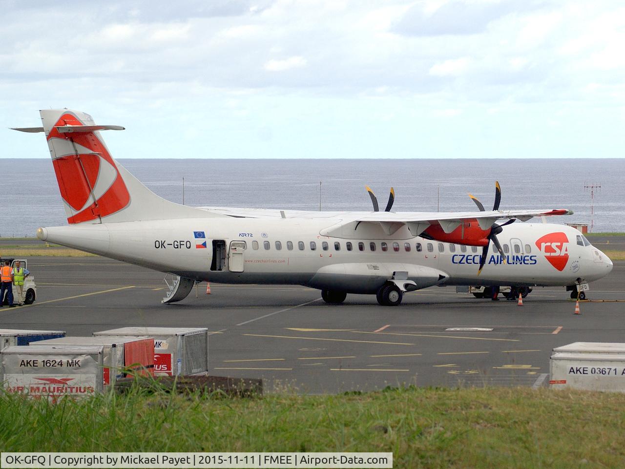 OK-GFQ, 2001 ATR 72-212A C/N 674, Flying for Air Mauritius