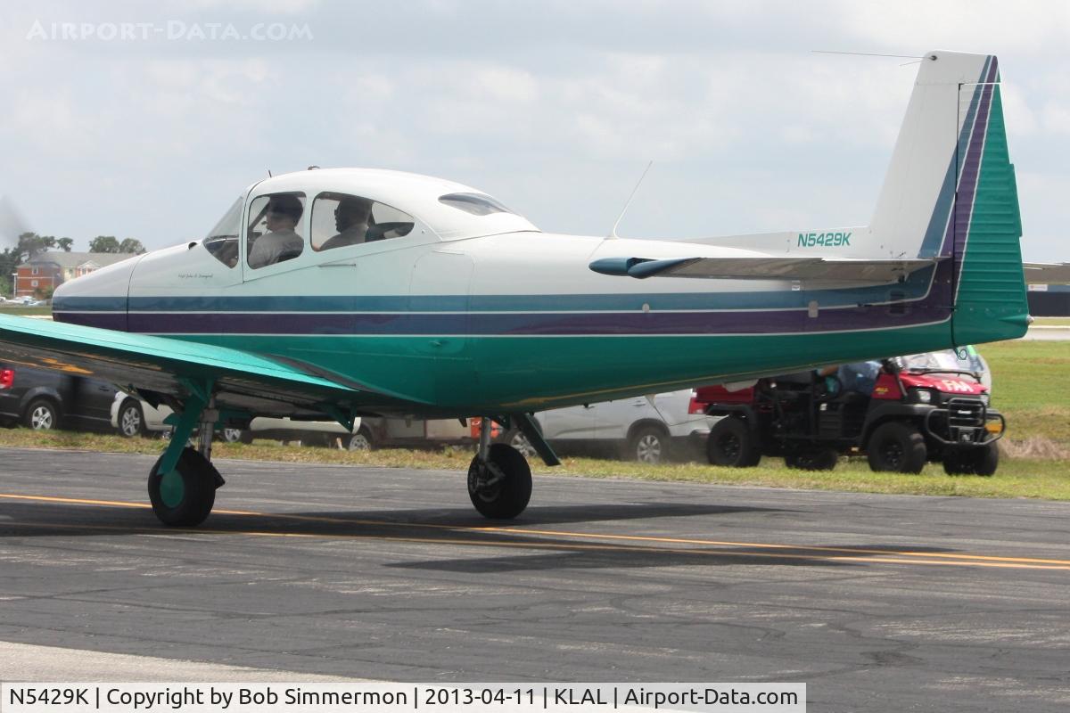 N5429K, 1951 Ryan Navion B C/N NAV-4-2329B, Sun N Fun 2013