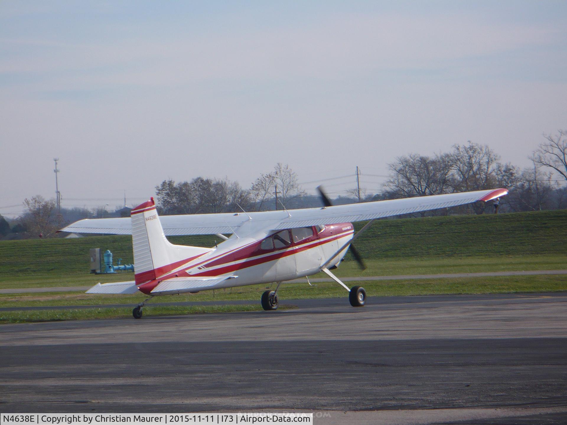 N4638E, 1979 Cessna A185F Skywagon 185 C/N 18503822, Cessna 185F Departing on a day trip