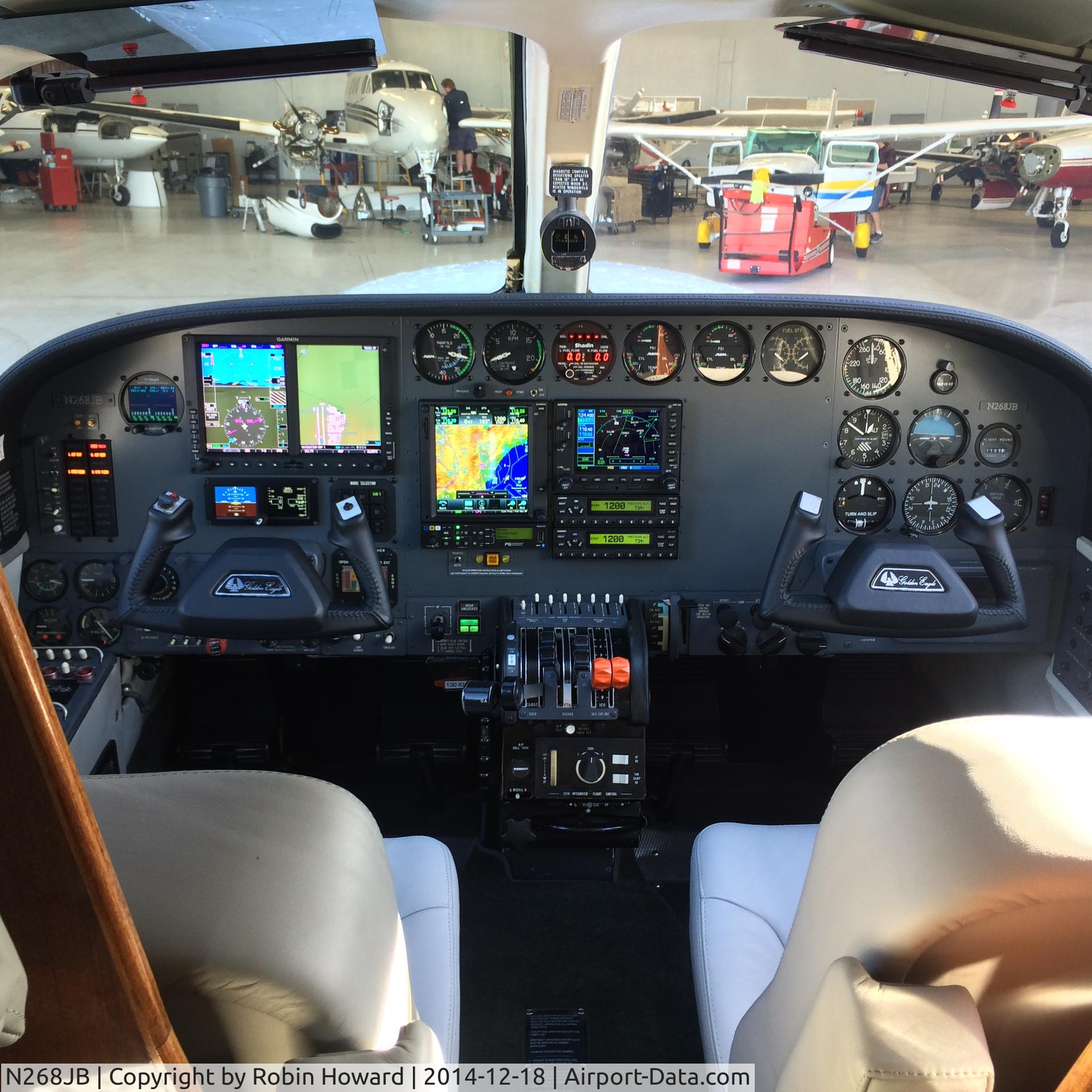 N268JB, 1980 Cessna 421C Golden Eagle C/N 421C0866, N268JB - Cockpit