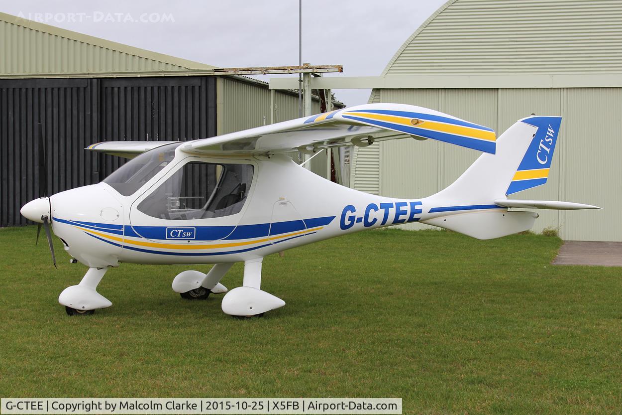 G-CTEE, 2007 Flight Design CTSW C/N 8269, Flight Design CTSW, Fishburn Airfield, October 25th 2015.