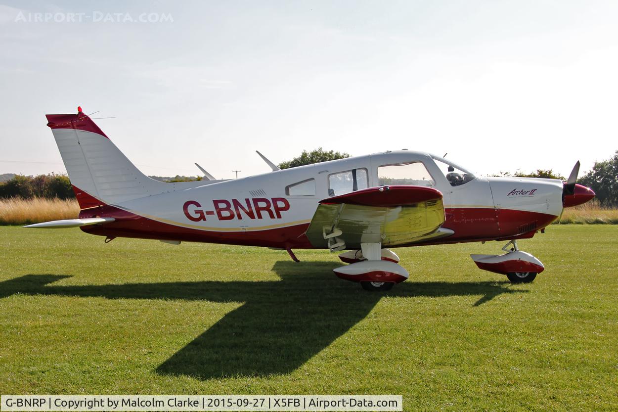 G-BNRP, 1977 Piper PA-28-181 Cherokee Archer II C/N 28-7790528, Piper PA-28-181 Cherokee Archer II at Fishburn Airfield, September 27th 2015.