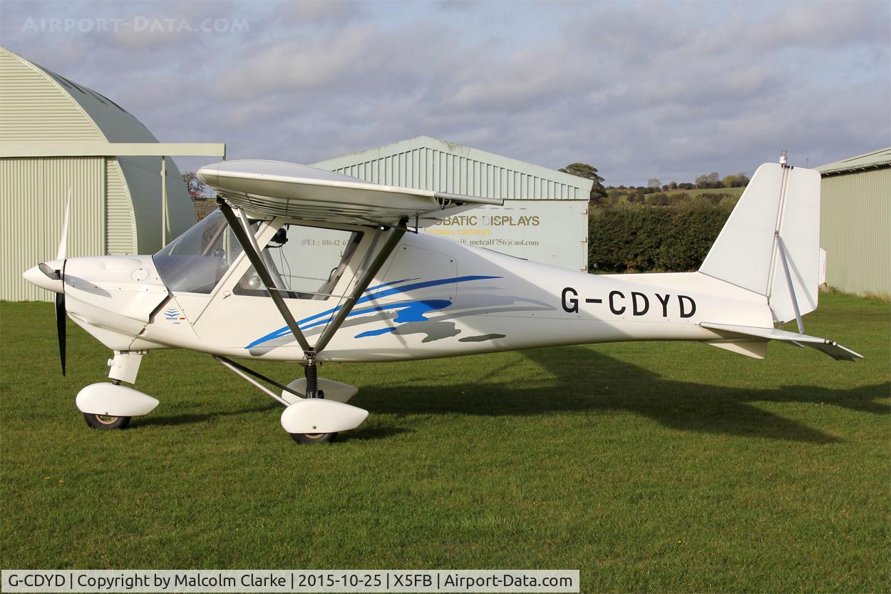 G-CDYD, 2006 Comco Ikarus C42 FB80 C/N 0604-6812, Ikarus C42 FB80, Fishburn Airfield, October 25th 2015.