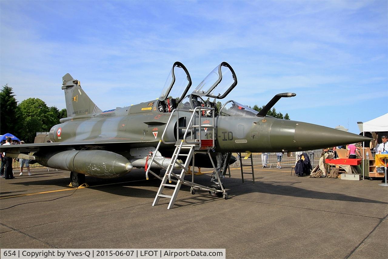 654, 2008 Dassault Mirage 2000D C/N 528, Dassault Mirage 2000D (133-ID), Static display, Tours-St Symphorien Air Base 705 (LFOT-TUF) Open day 2015