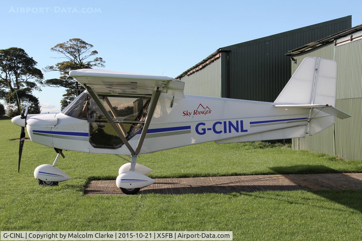 G-CINL, 2015 Skyranger Swift 912S(1) C/N BMAA/HB/647, Skyranger Swift 912S(1), an airfield resident, Fishburn Airfield, October 21st 2015.