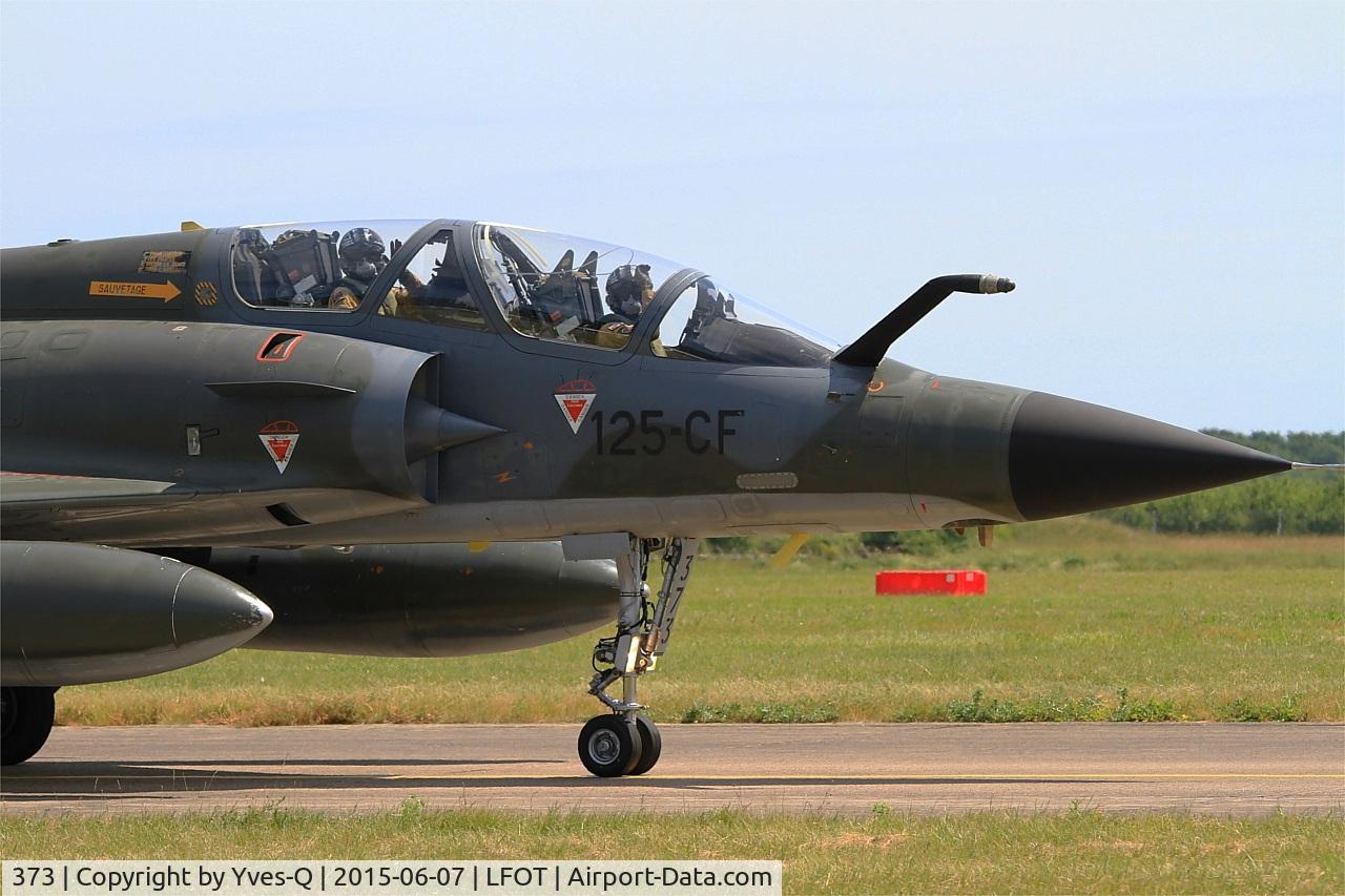 373, Dassault Mirage 2000N C/N 388, Dassault Mirage 2000N (125-CF), Taxiing to parking area, Tours Air Base 705 (LFOT-TUF) Open day 2015
