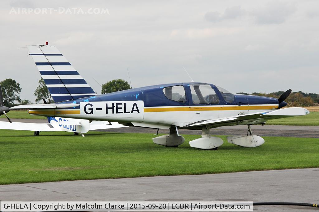 G-HELA, 1980 Socata TB-10 Tobago C/N 135, Socata TB-10 Tobago at The Real Aeroplane Club's Helicopter Fly-In, Breighton Airfield, September 20th 2015.