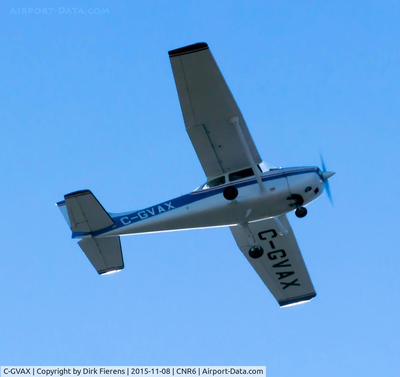 C-GVAX, 1973 Cessna 172M C/N 17261236, Just taking off from the locale airstrip.