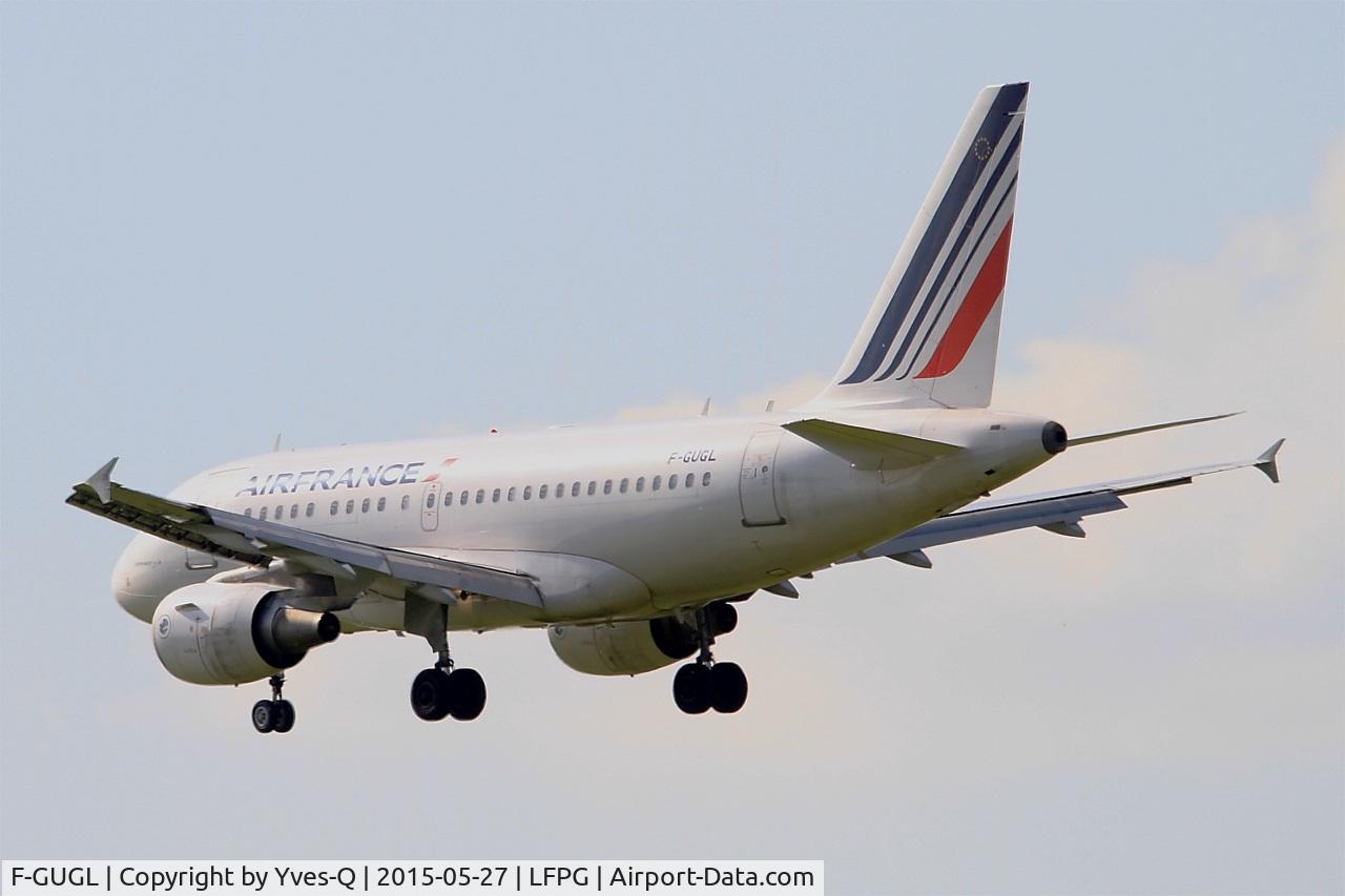 F-GUGL, 2006 Airbus A318-111 C/N 2686, Airbus A318-111, Short approach rwy 27R, Paris-Roissy Charles De Gaulle airport (LFPG-CDG)