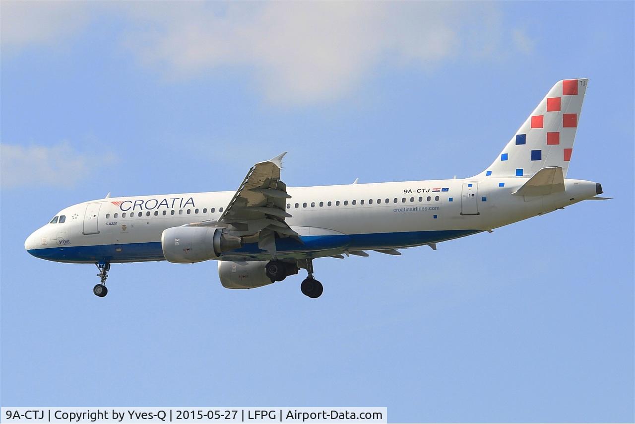 9A-CTJ, 1999 Airbus A320-214 C/N 1009, Airbus A320-214, Short approach rwy 27R, Paris-Roissy Charles De Gaulle airport (LFPG-CDG)