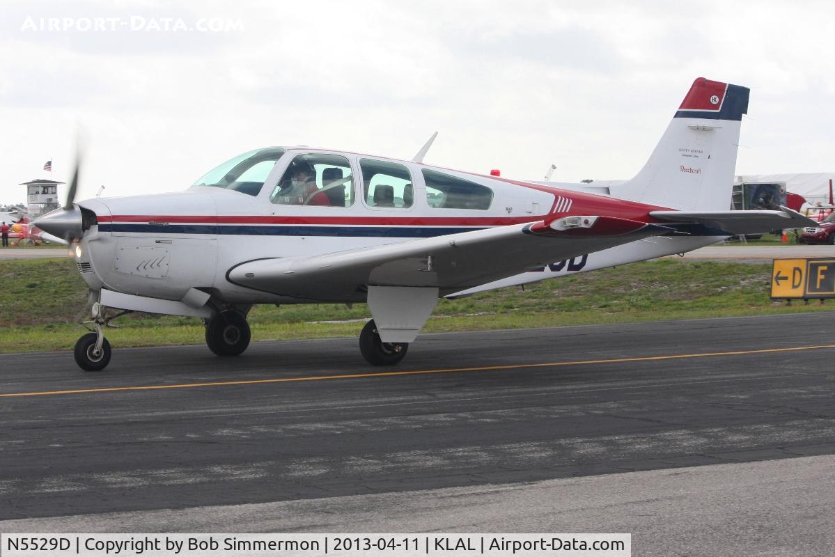 N5529D, 1989 Beech F33A Bonanza C/N CE-1403, Sun N Fun 2013