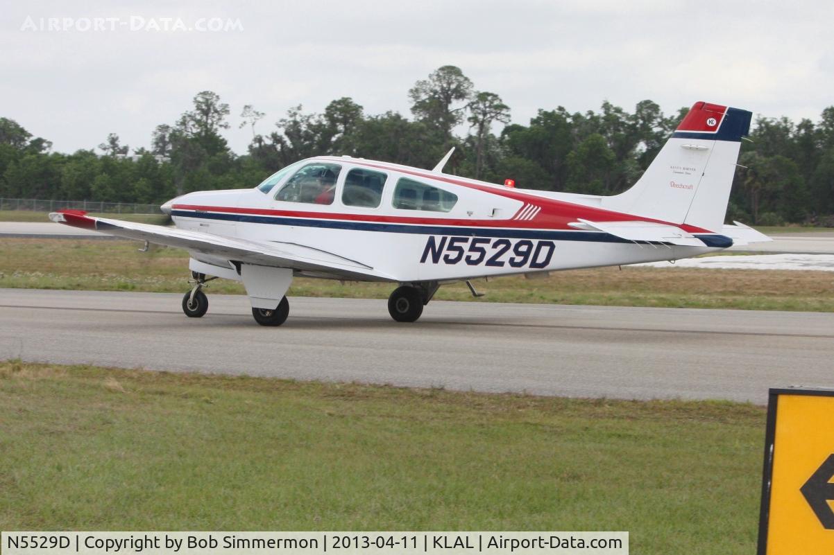 N5529D, 1989 Beech F33A Bonanza C/N CE-1403, Sun N Fun 2013