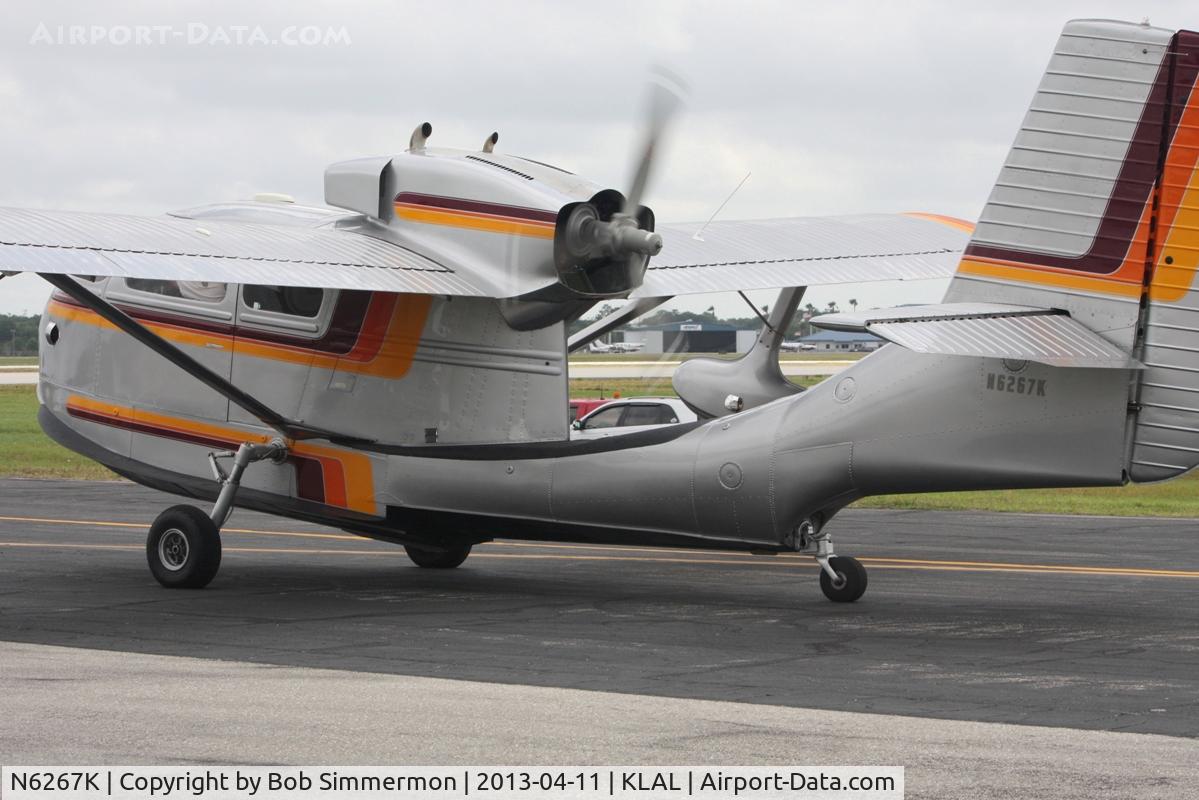 N6267K, 1947 Republic RC-3 Seabee C/N 477, Departing Lakeland, FL - Sun N Fun 2013