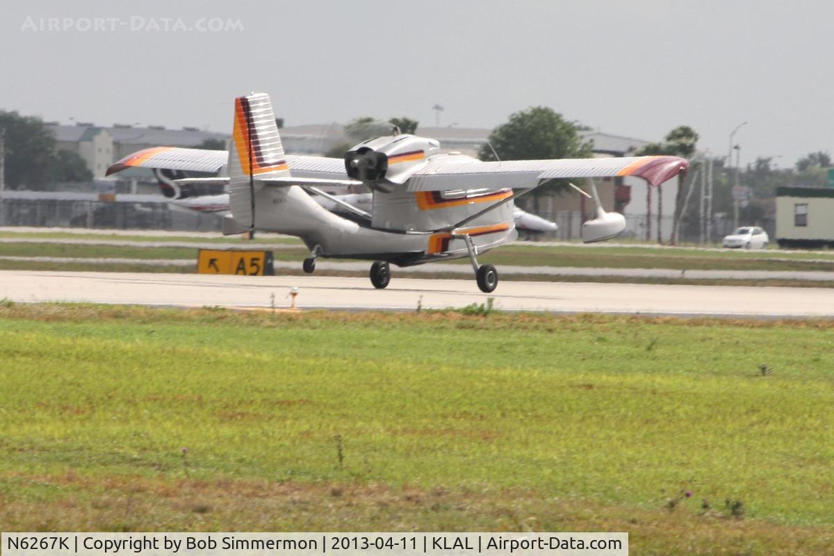 N6267K, 1947 Republic RC-3 Seabee C/N 477, Departing Lakeland, FL - Sun N Fun 2013