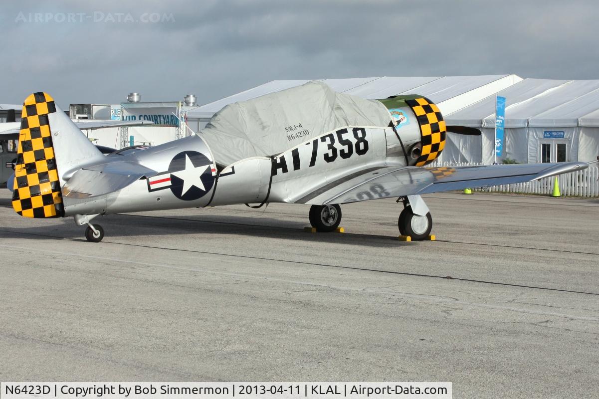 N6423D, 1941 North American SNJ-4 Texan C/N 88-13519, Sun N Fun 2013
