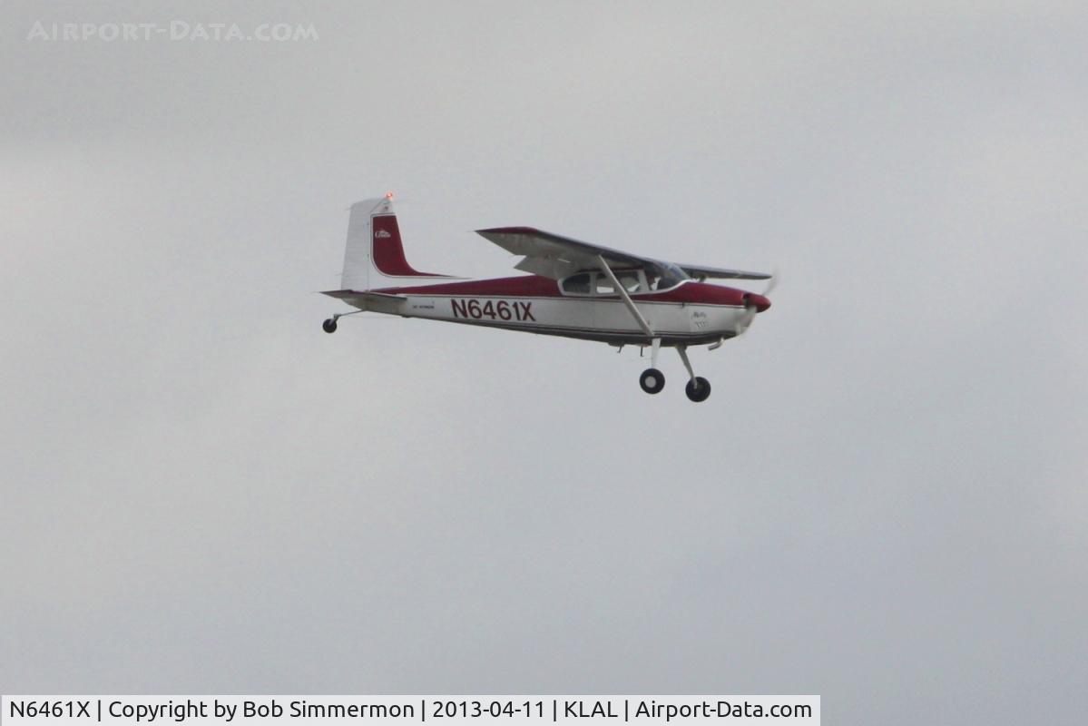 N6461X, 1960 Cessna 180D C/N 18050961, Arriving at Lakeland, FL - Sun N Fun 2013