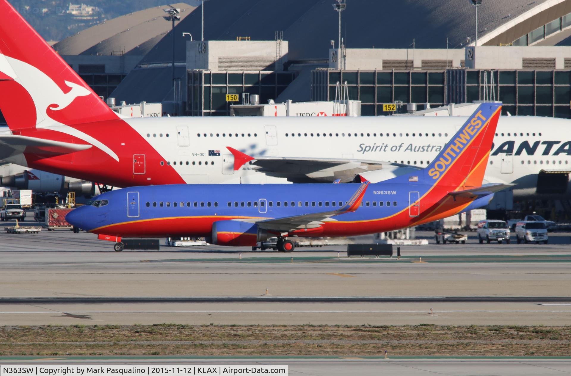 N363SW, 1993 Boeing 737-3H4 C/N 26574, Boeing 737-300