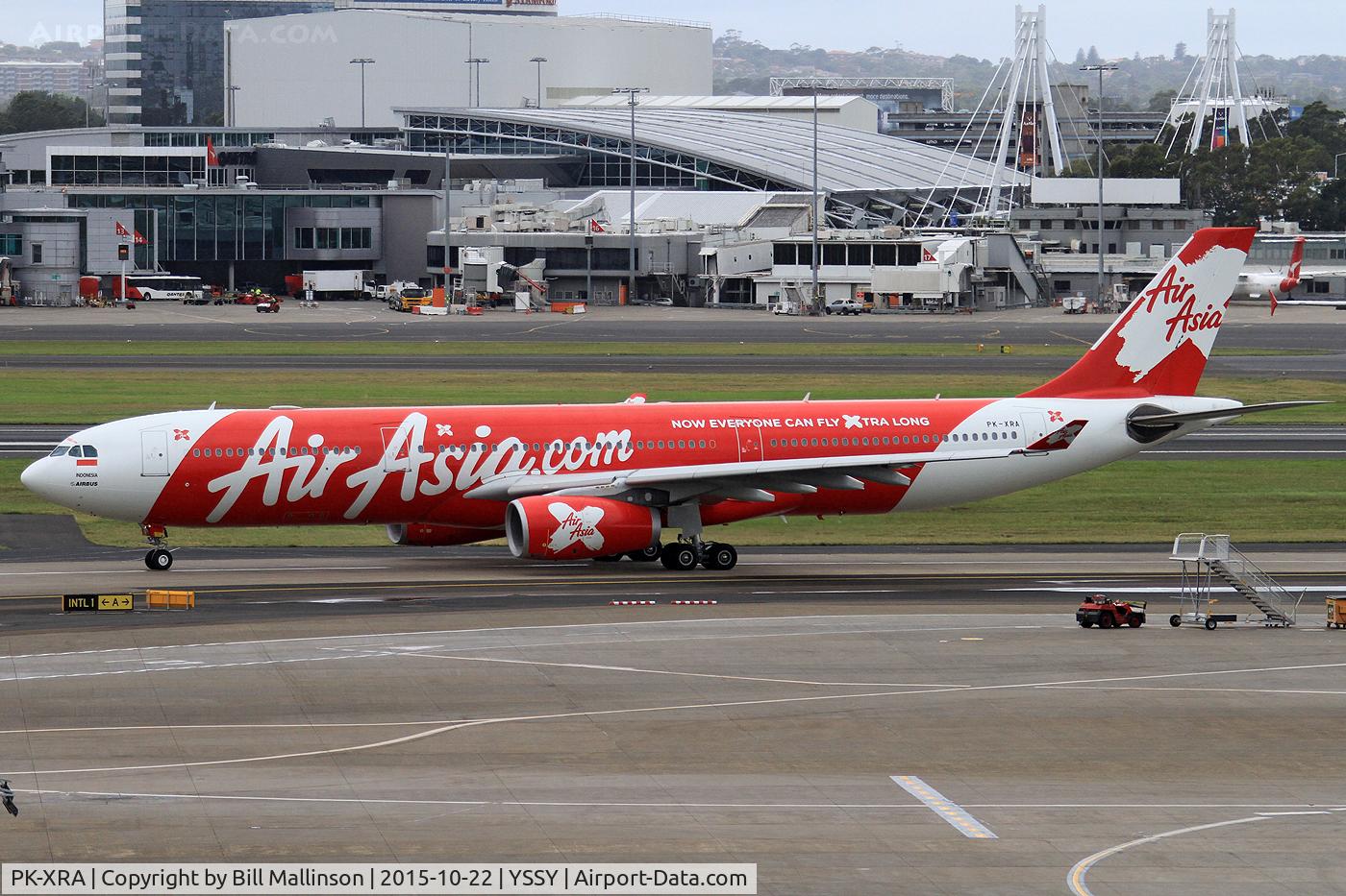 PK-XRA, 2005 Airbus A330-343X C/N 716, taxiing to 16R
