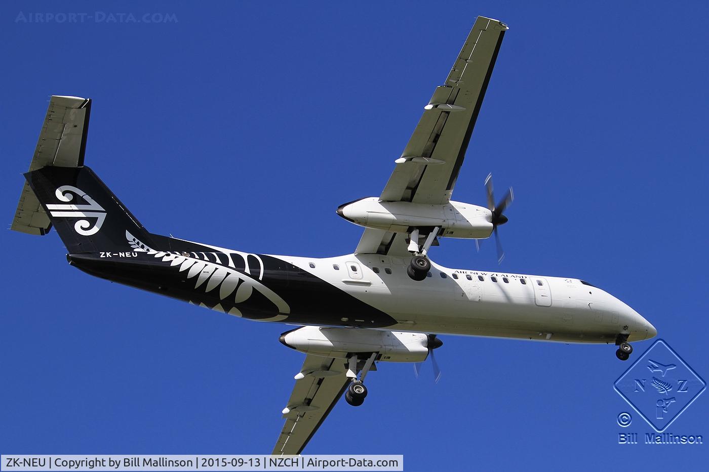 ZK-NEU, 2007 De Havilland Canada DHC-8-311 Dash 8 C/N 647, finals to 20