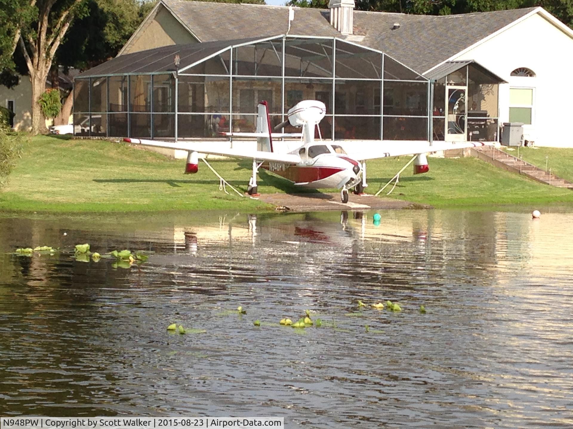 N948PW, 1979 Consolidated Aeronautics Inc. Lake LA-4-200 C/N 948, At hone on the lake