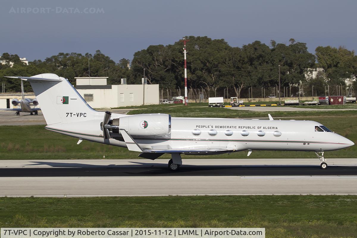 7T-VPC, 2001 Gulfstream Aerospace G-1159C Gulfstream IV SP C/N 1418, Valletta Immigration Summit 2015