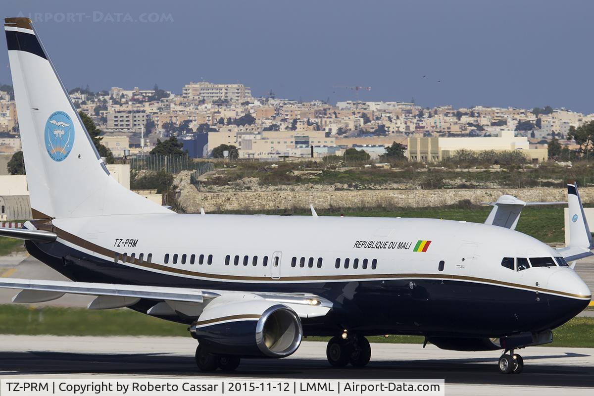 TZ-PRM, 1999 Boeing 737-7BC C/N 30328, Valletta Immigration Summit 2015
