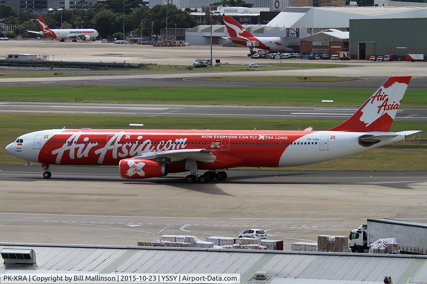 PK-XRA, 2005 Airbus A330-343X C/N 716, taxiing to 16R