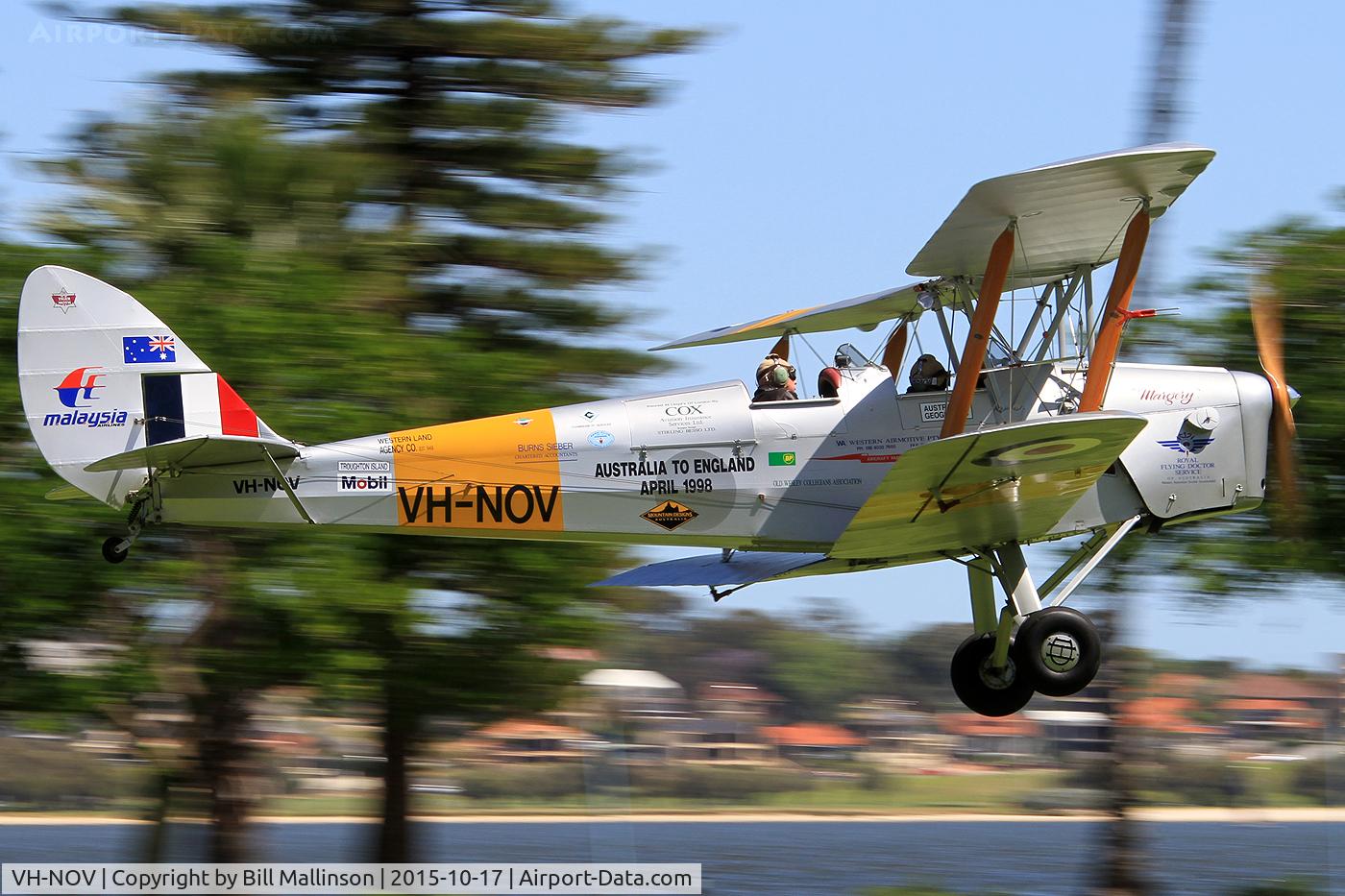 VH-NOV, 1945 De Havilland Australia DH-82A Tiger Moth C/N DHA1088, 2015 Langley Park Fly In,
Perth City, Western Australia