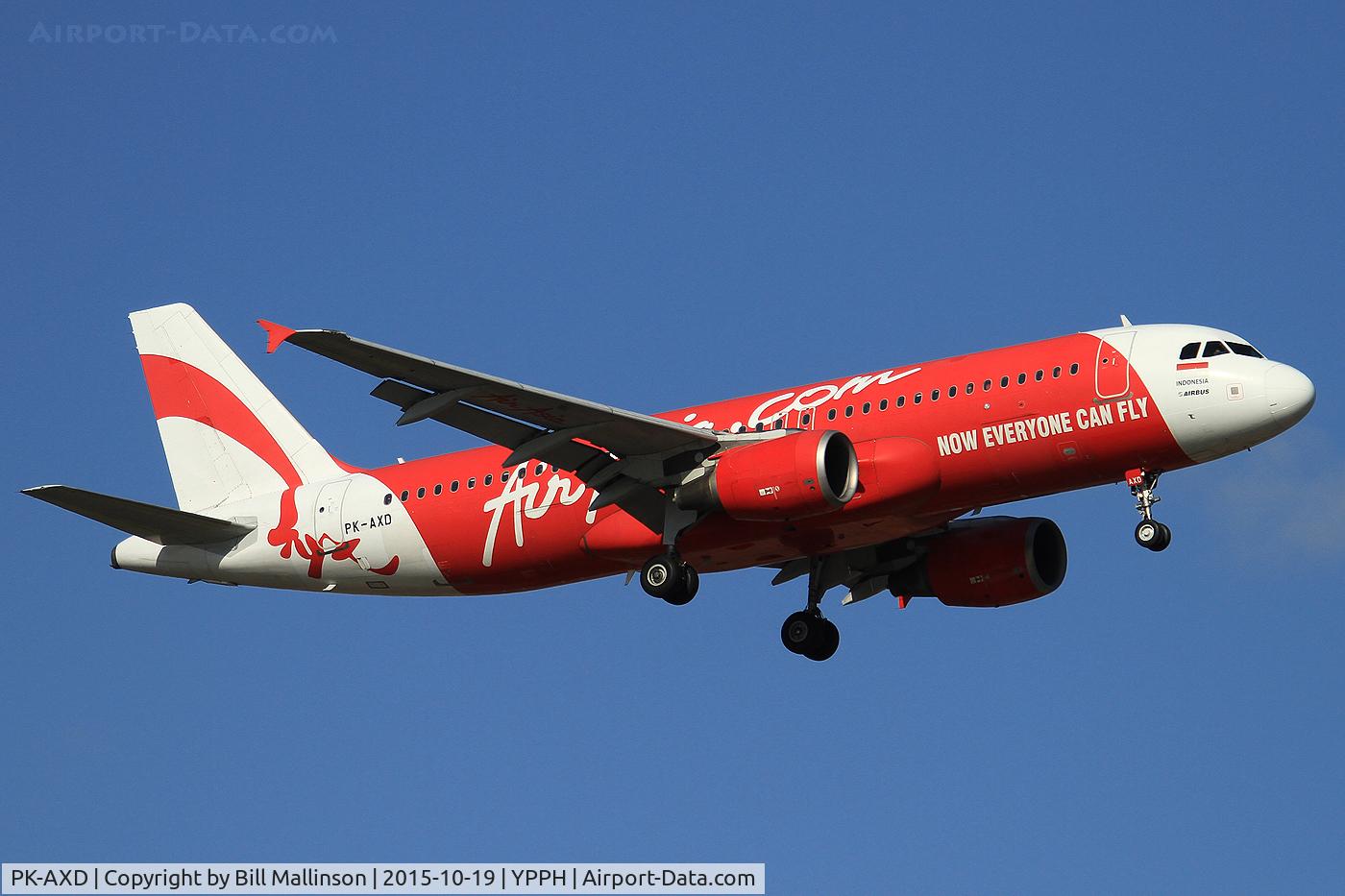 PK-AXD, 2007 Airbus A320-216 C/N 3182, finals to 21
