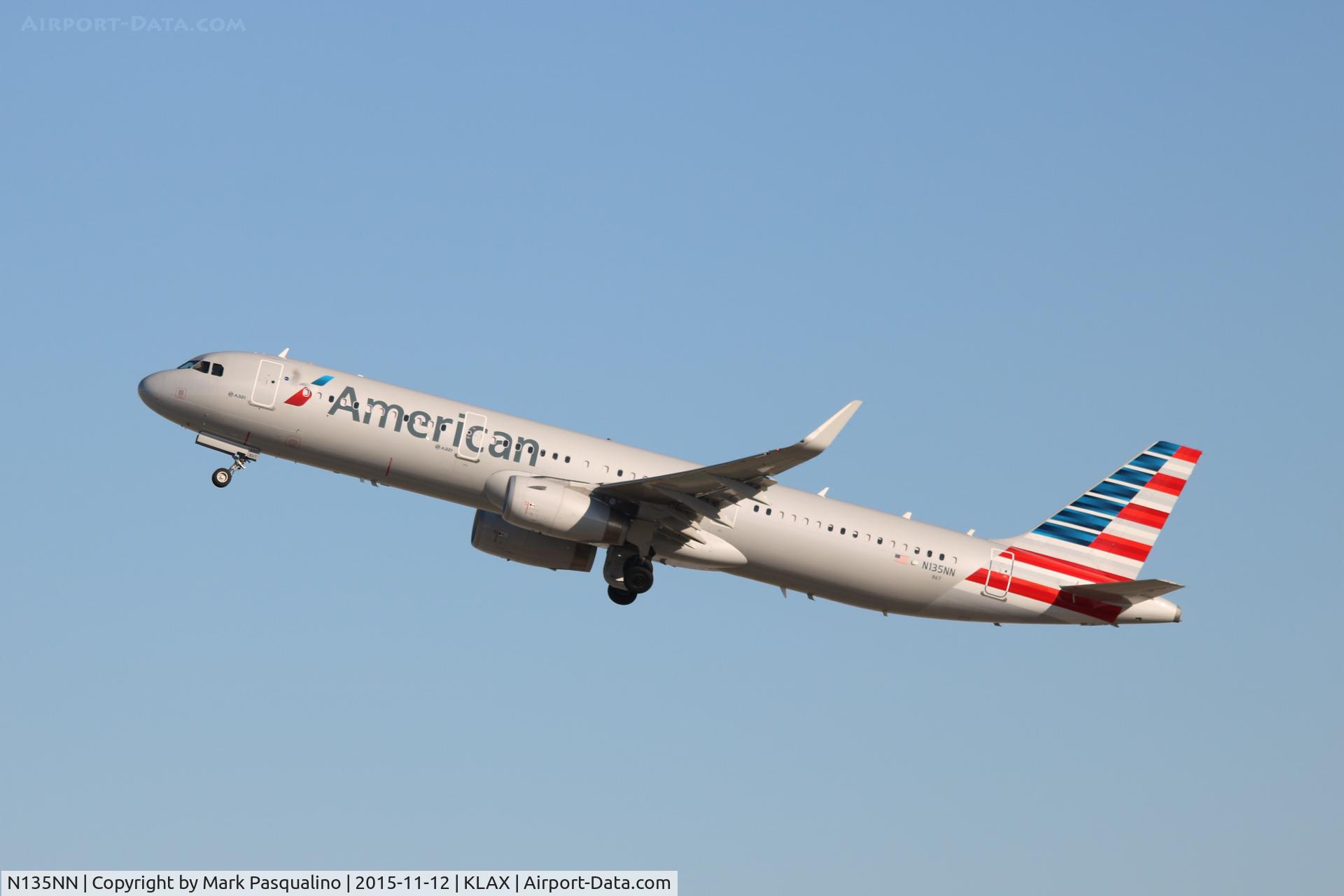 N135NN, 2015 Airbus A321-231 C/N 6520, Airbus A321