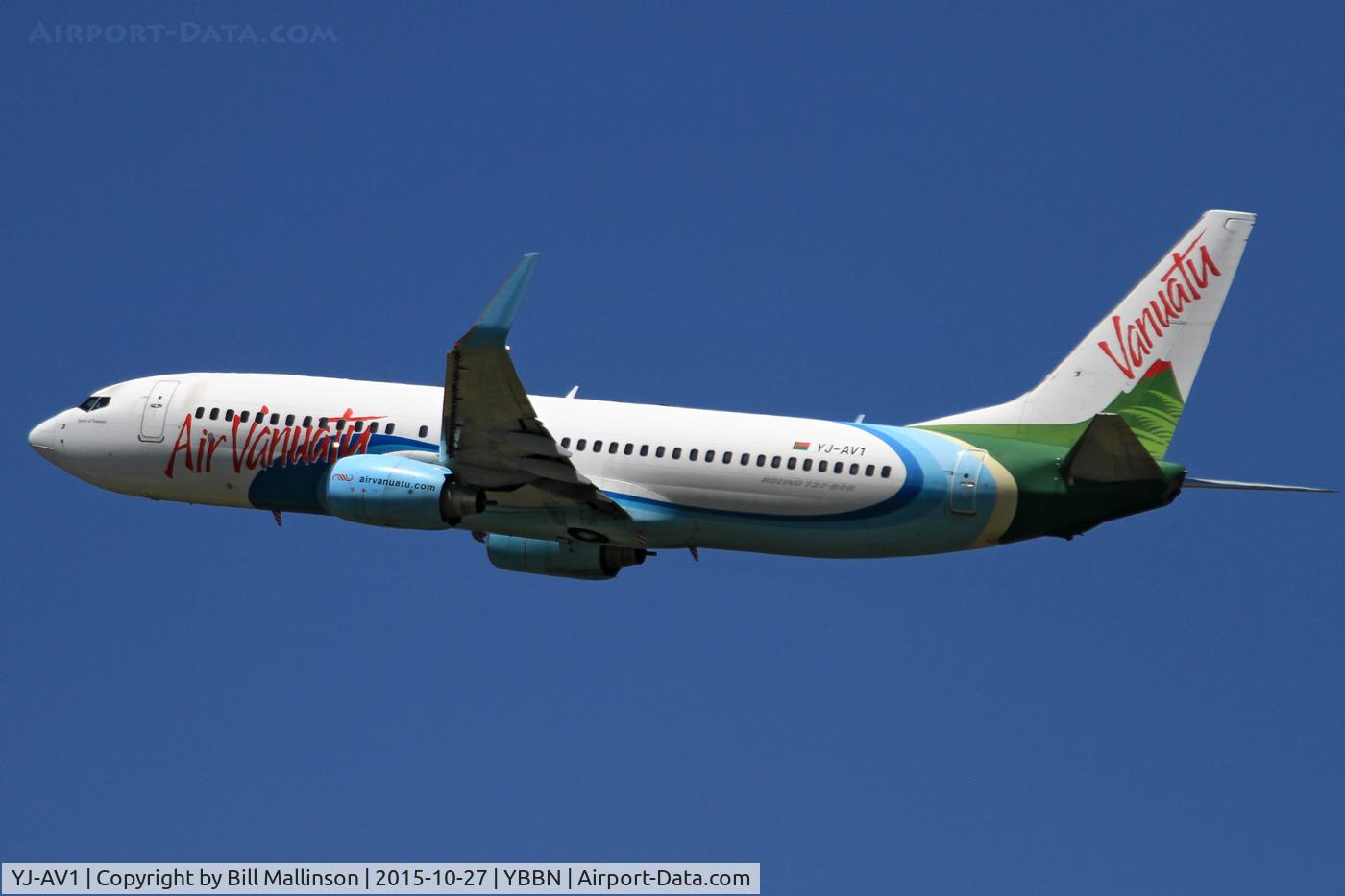 YJ-AV1, 2007 Boeing 737-8Q8 C/N 30734, away home again