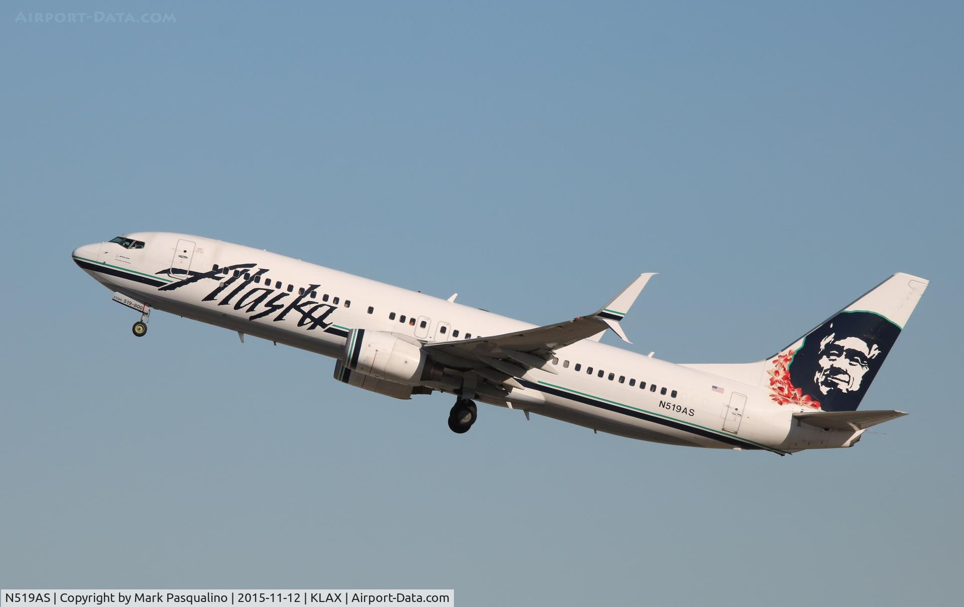 N519AS, 2009 Boeing 737-890 C/N 36482, Boeing 737-800