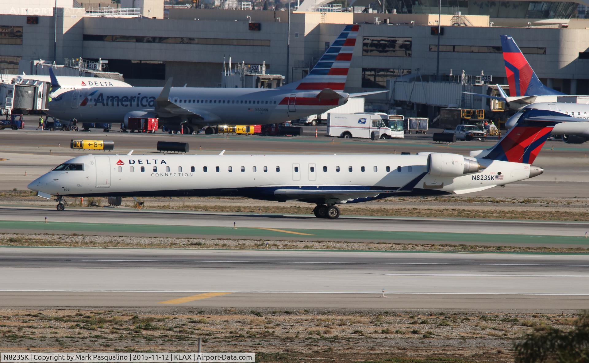 N823SK, 2008 Bombardier CRJ-900ER (CL-600-2D24) C/N 15205, CL600-2D24