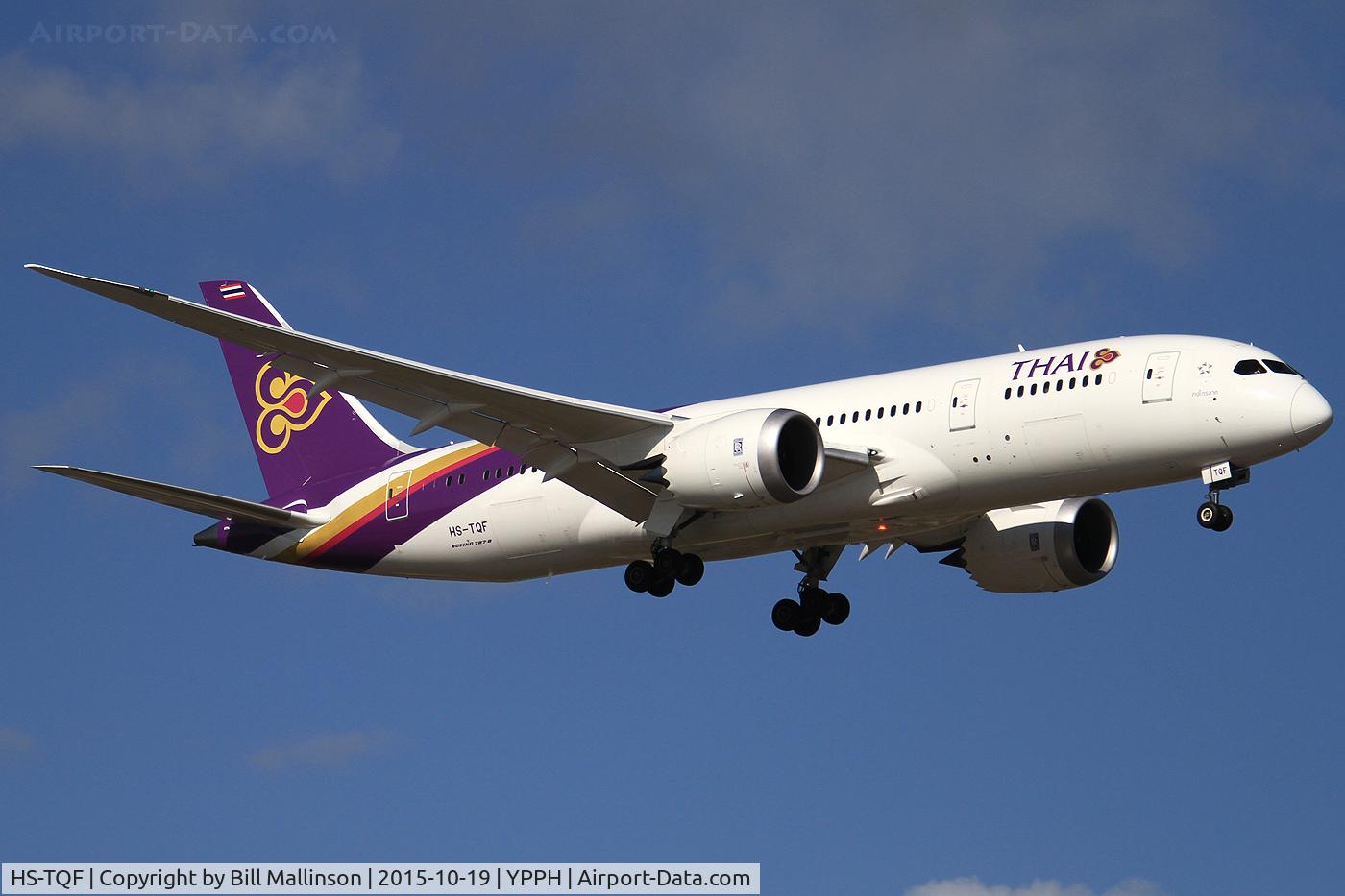 HS-TQF, 2015 Boeing 787-8 Dreamliner Dreamliner C/N 38759, finals to 21