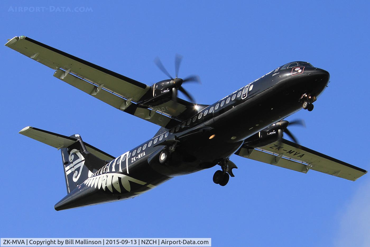 ZK-MVA, 2012 ATR 72-600 (72-212A) C/N 1051, finals to 20