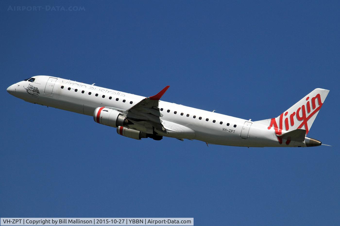 VH-ZPT, 2011 Embraer 190AR (ERJ-190-100IGW) C/N 19000451, away off 01