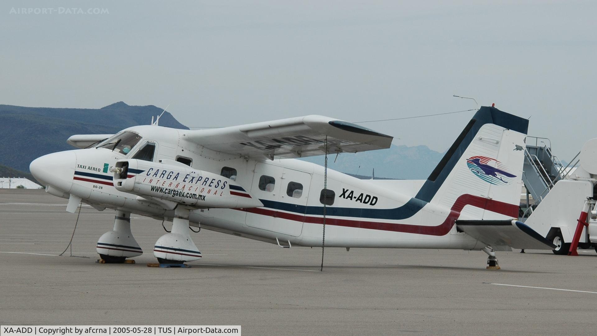 XA-ADD, Dornier Do-28 C/N 0000, No propellors!