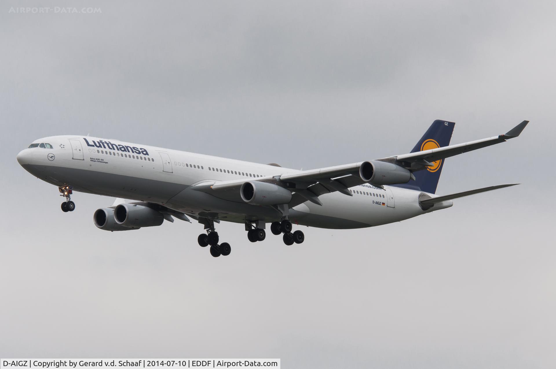 D-AIGW, 2000 Airbus A340-313X C/N 327, Frankfurt, July 2014