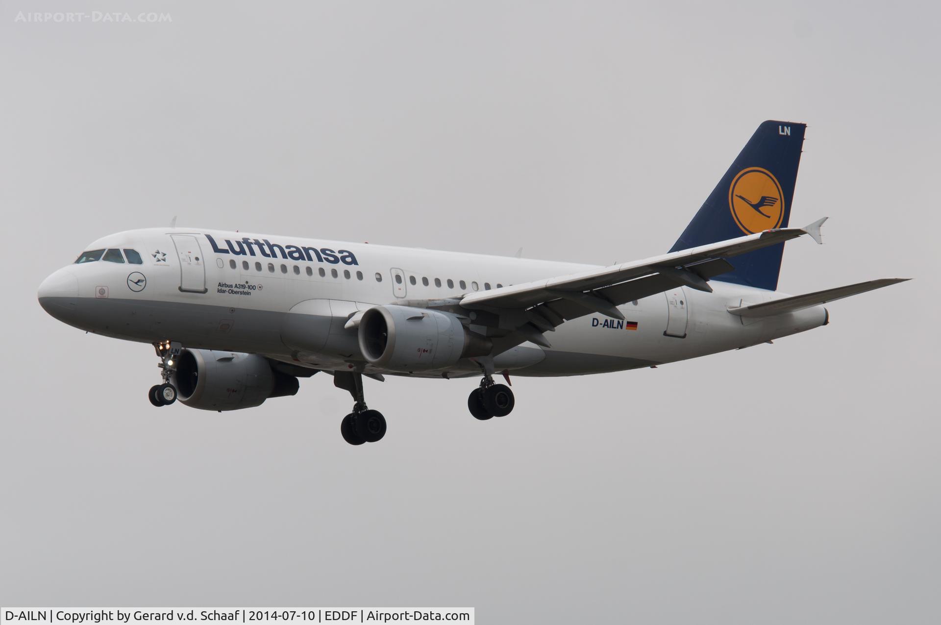 D-AILN, 1997 Airbus A319-114 C/N 700, Frankfurt, July 2014
