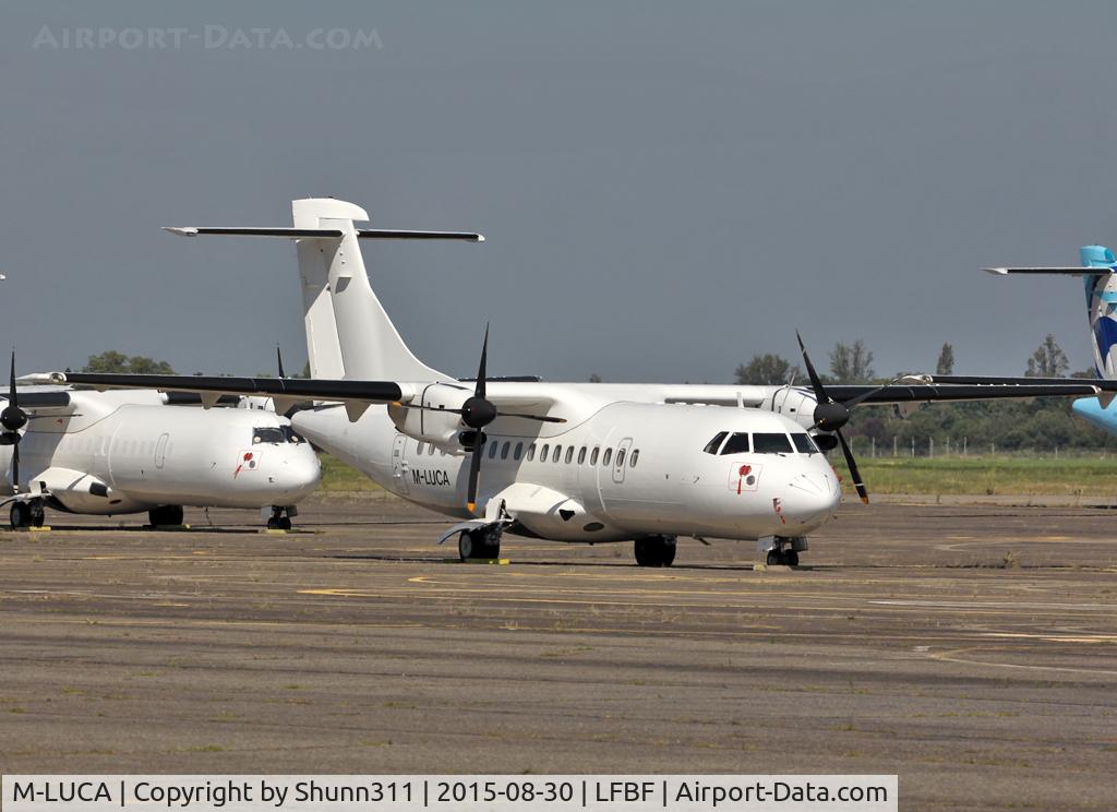 M-LUCA, 1992 ATR 42-300 C/N 291, Stored in all white c/s without titles... ex. HR-AXH