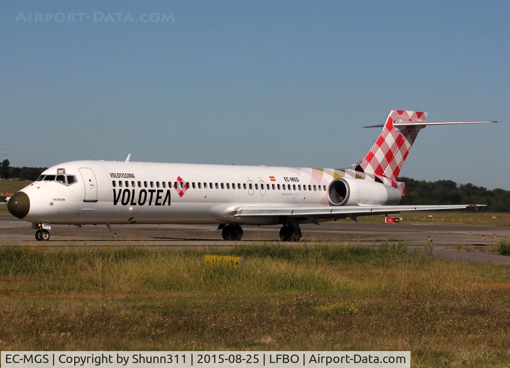 EC-MGS, 2000 Boeing 717-2CM C/N 55061, Taxiing to the Terminal... Volotissima titles