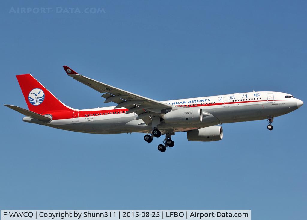 F-WWCQ, 2015 Airbus A330-243 C/N 1662, C/n 1662 - To be B-8332