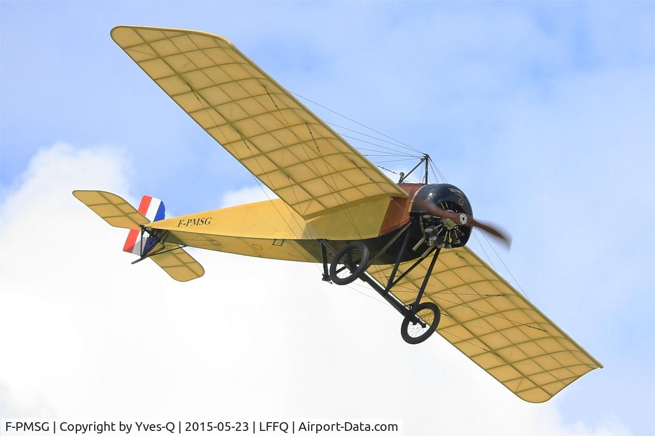 F-PMSG, 2013 Morane-Saulnier Type G Replica C/N 01-RA, Morane-Saulnier Type G (replica), On display, La Ferté-Alais airfield (LFFQ) Airshow 2015