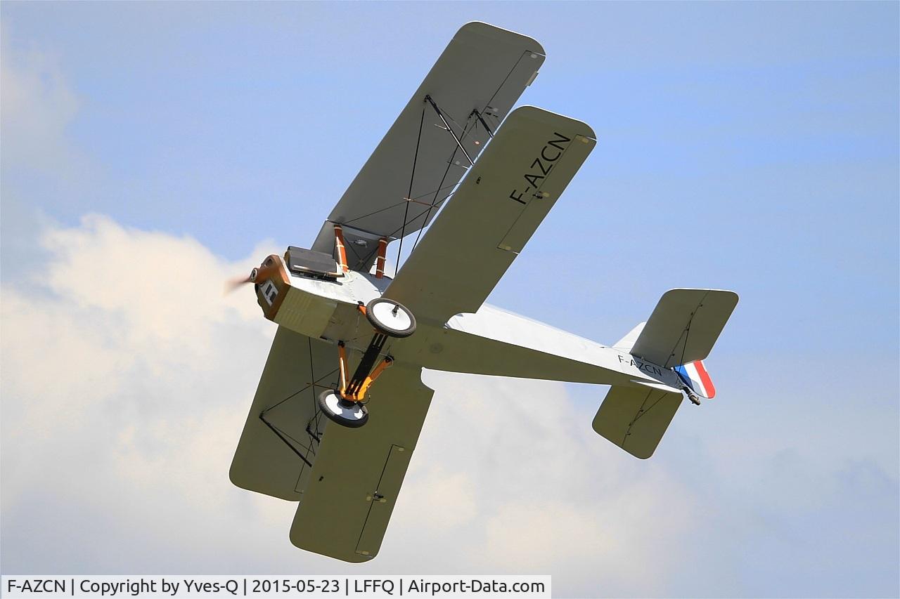 F-AZCN, Royal Aircraft Factory SE-5A Replica C/N 02, Royal Aircraft Factory SE-5A Replica, On display, La Ferté-Alais Airfield (LFFQ) Air show 2015